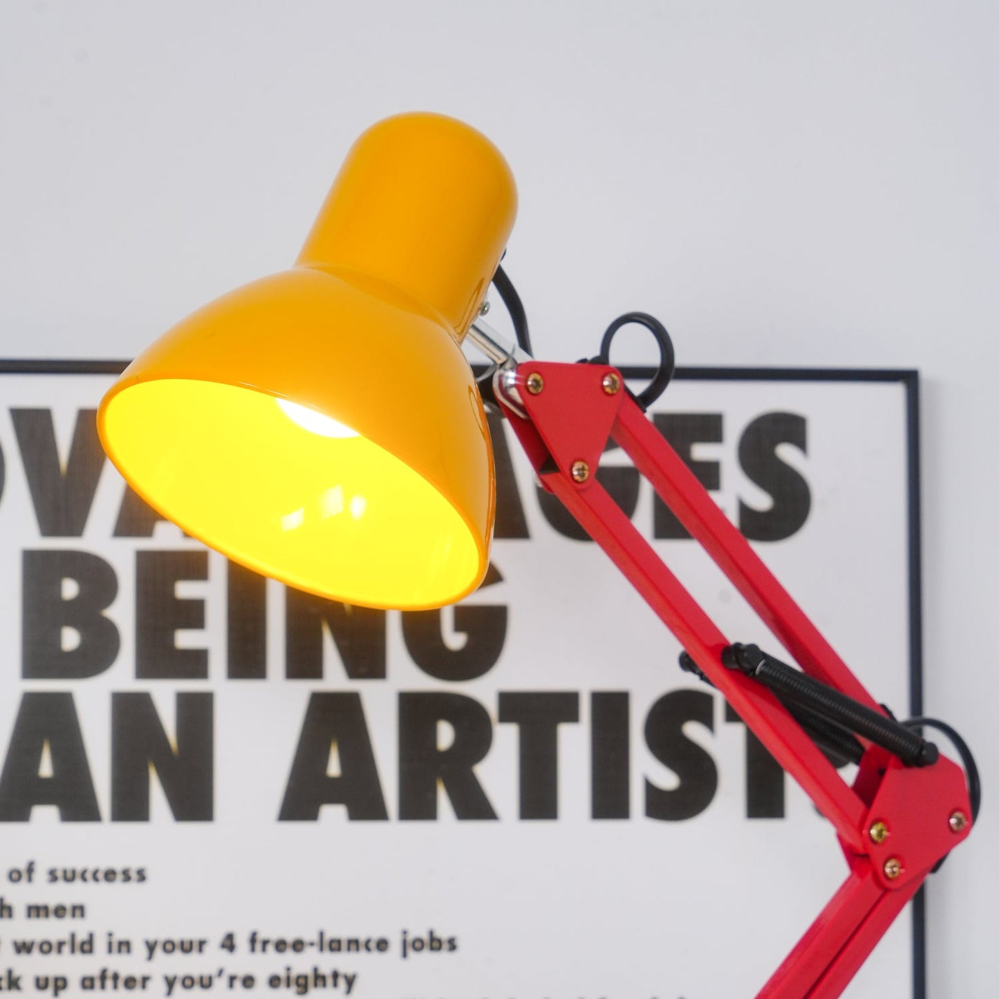 FlexiBright Table Lamp Modern Adjustable Metal Desk Lamp Colorful LED Light