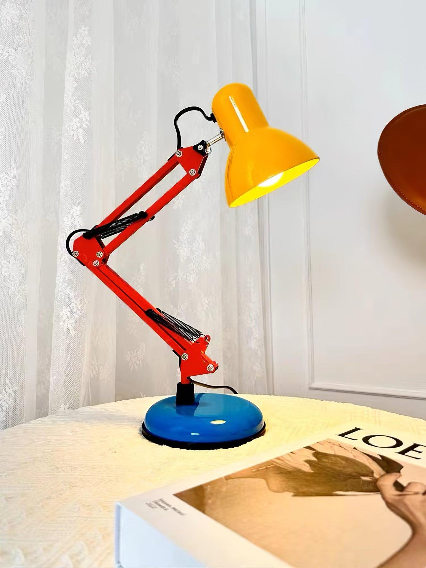 FlexiBright Table Lamp Modern Adjustable Metal Desk Lamp Colorful LED Light