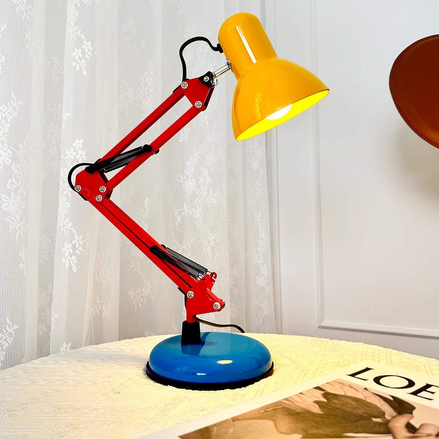FlexiBright Table Lamp Modern Adjustable Metal Desk Lamp Colorful LED Light