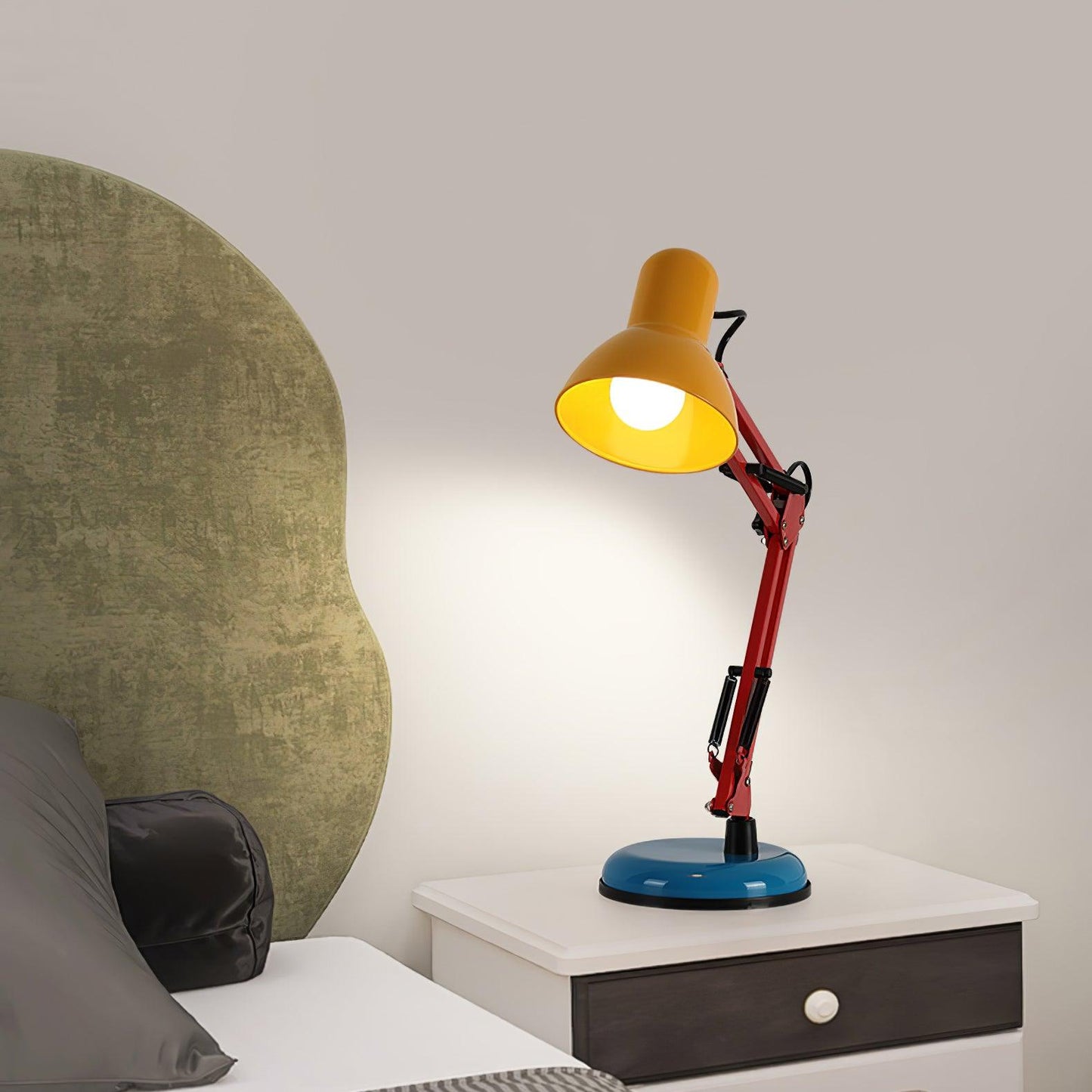 FlexiBright Table Lamp Modern Adjustable Metal Desk Lamp Colorful LED Light