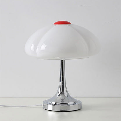 Flower Petal Lamp – Elegant Chrome & Glass Table Light