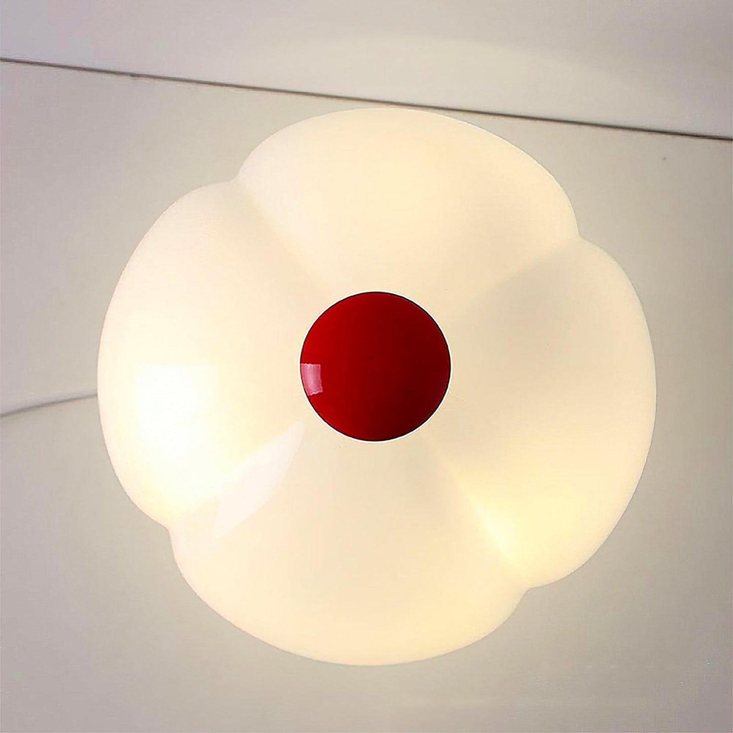 Flower Petal Lamp – Elegant Chrome & Glass Table Light