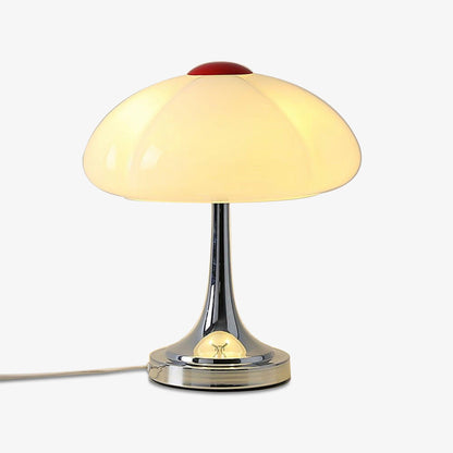 Flower Petal Lamp – Elegant Chrome & Glass Table Light