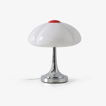 Flower Petal Lamp – Elegant Chrome & Glass Table Light