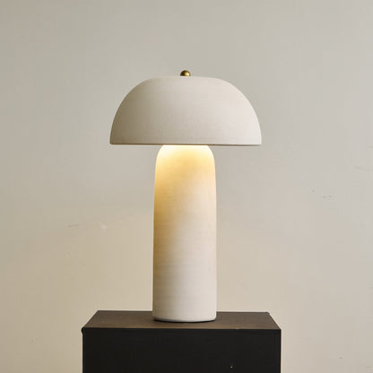Fungi Glow Table Lamp Ceramic Metal Beige LED Indoor Lighting