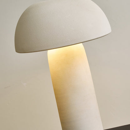 Fungi Glow Table Lamp Ceramic Metal Beige LED Indoor Lighting