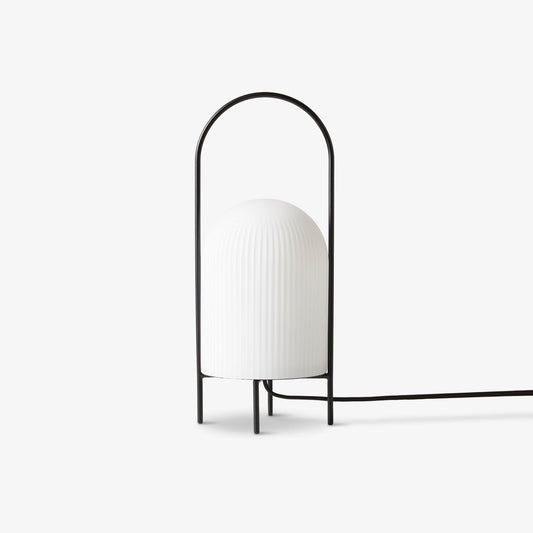 Ghost Minimalist LED Table Lamp Metal Desk Lamp White Shade Indoor