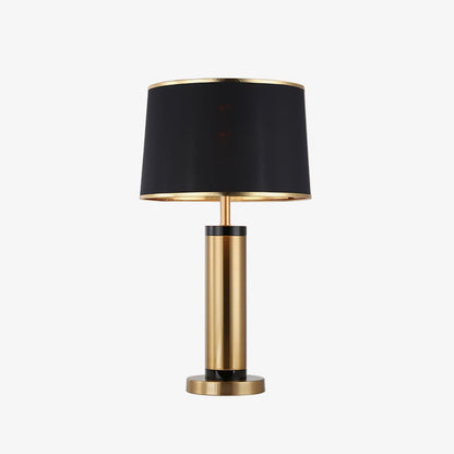 Jaspar Table Lamp – Modern Gold & Fabric Lighting Elegant Bedroom & Living Room Decor