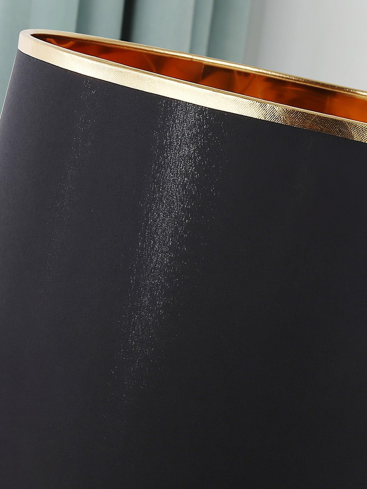 Jaspar Table Lamp – Modern Gold & Fabric Lighting Elegant Bedroom & Living Room Decor