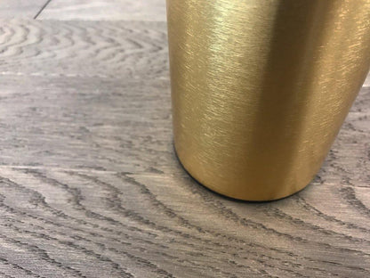 Gold Finish Hand-Blown Glass Sphere with Soft Warm Ambient Light Lamp