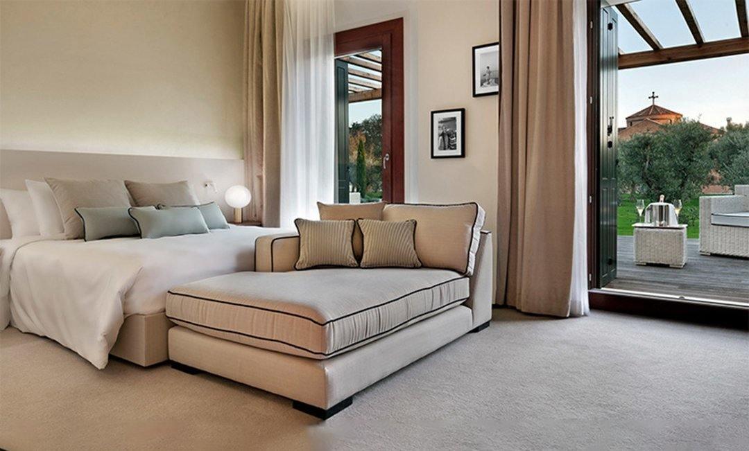 Gold Finish Hand-Blown Glass Sphere with Soft Warm Ambient Light Lamp