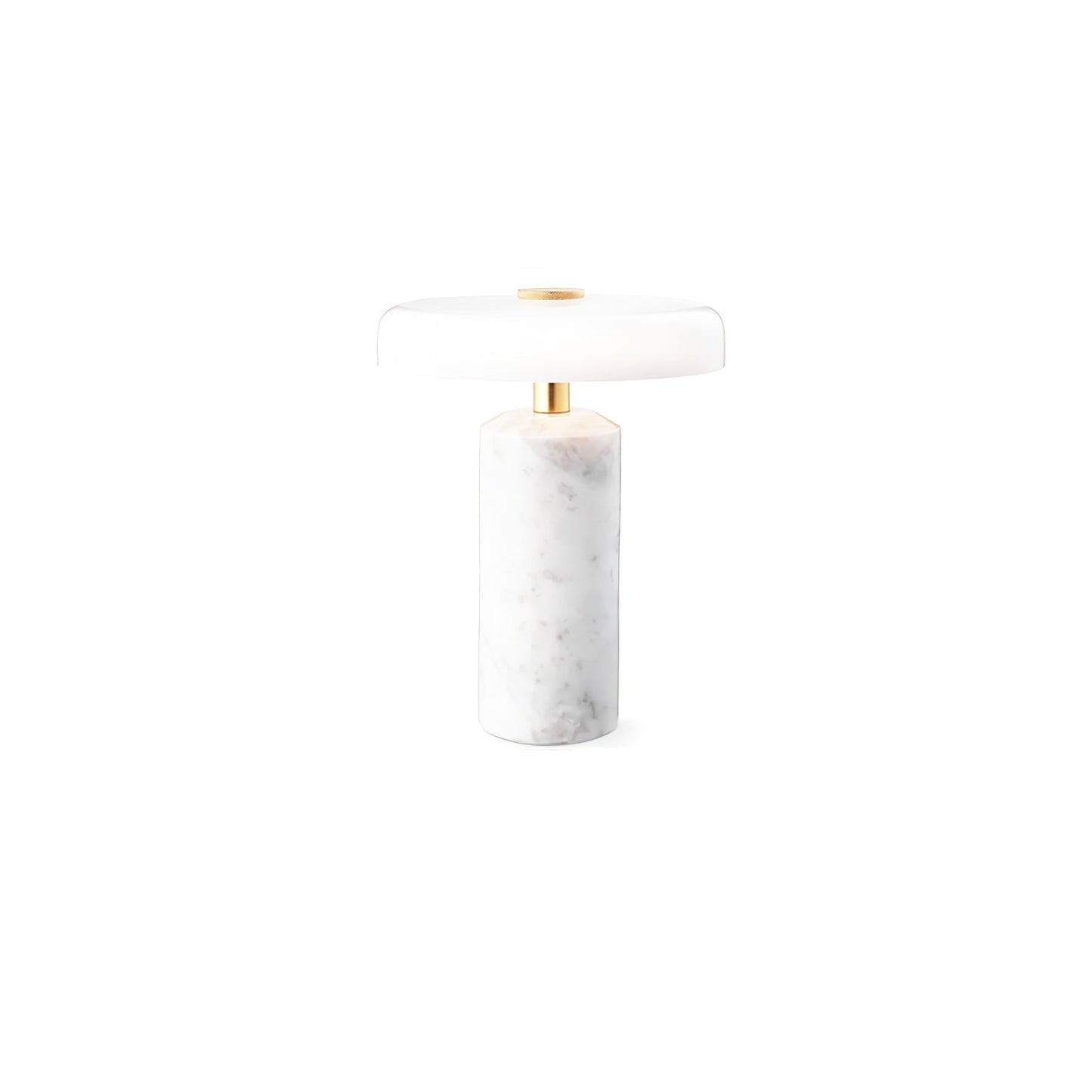 Lunara Marble Table Lamp Opaline Glass LED Bedside Reading Lamp