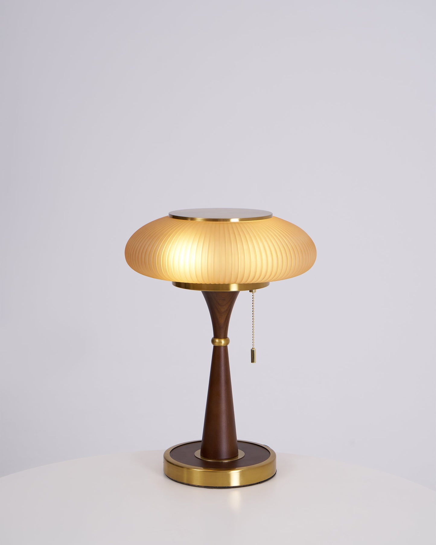 Matsutake Table Lamp Walnut Black Nickel Gold LED Indoor Lighting