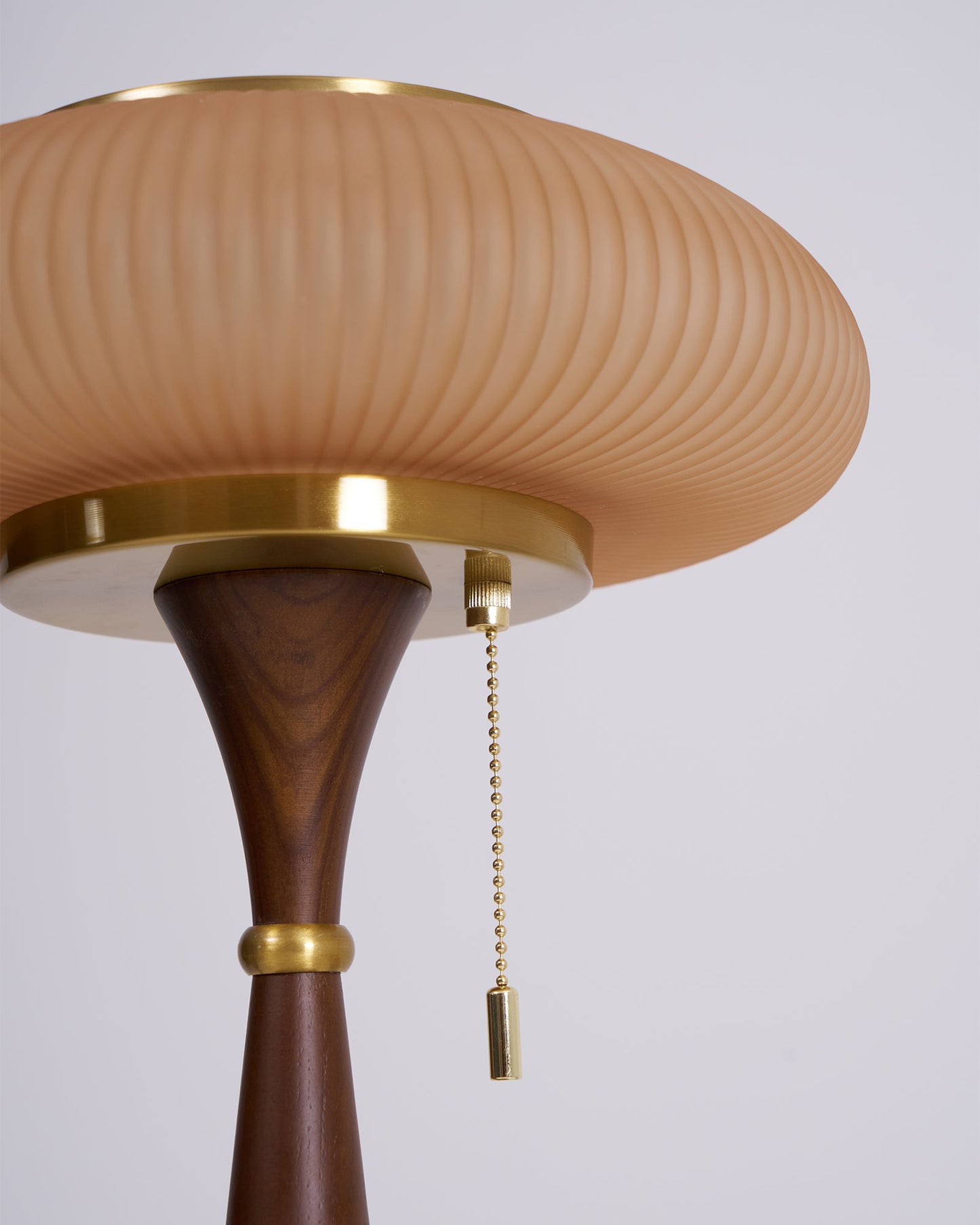 Matsutake Table Lamp Walnut Black Nickel Gold LED Indoor Lighting