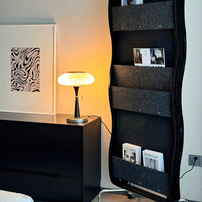 Matsutake Table Lamp Walnut Black Nickel Gold LED Indoor Lighting