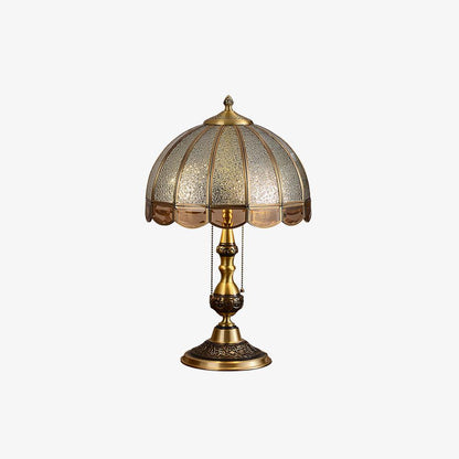 Meyde Table Light with Brass Gold Body & Matte Glass Shade for Modern Elegant Interiors Lamp