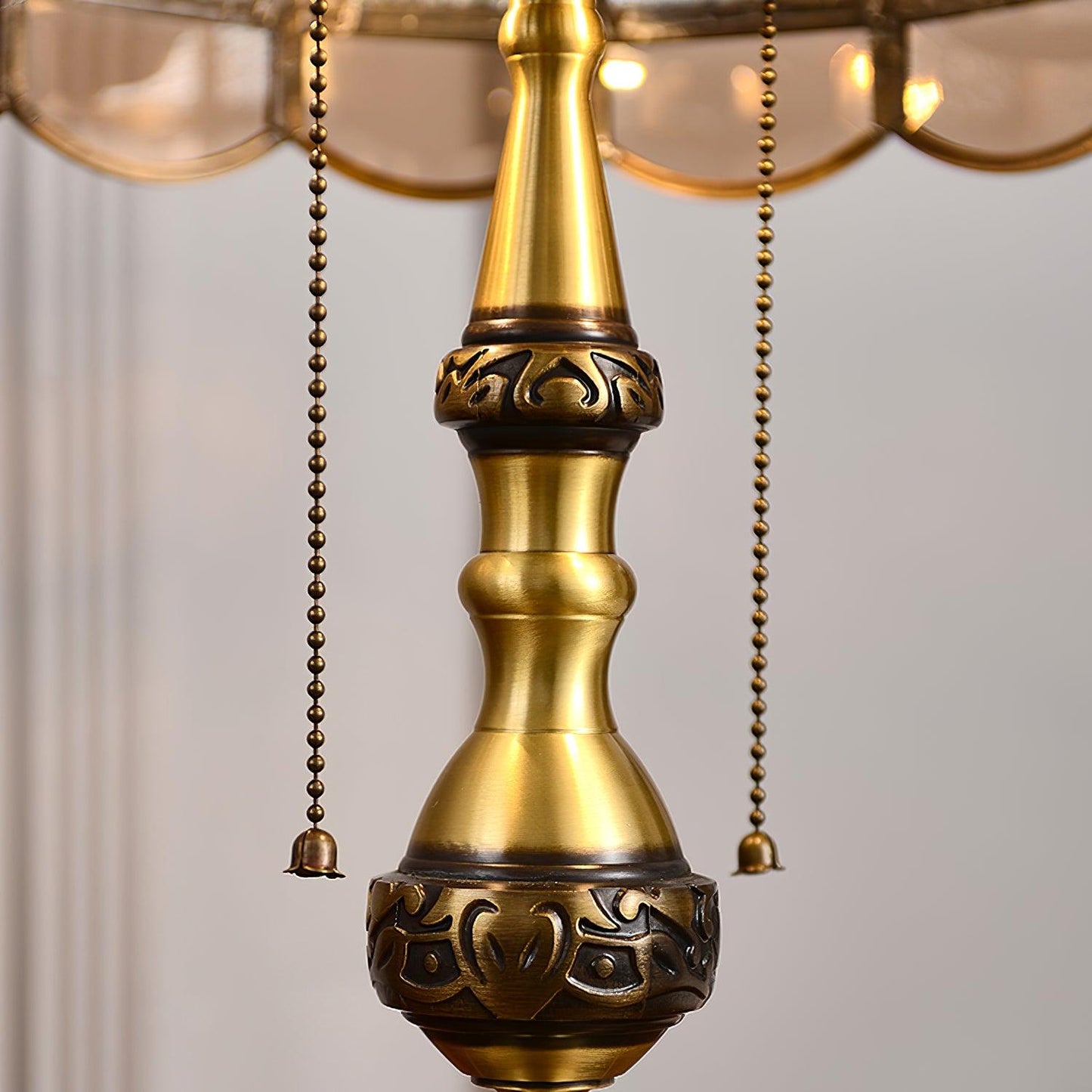 Meyde Table Light with Brass Gold Body & Matte Glass Shade for Modern Elegant Interiors Lamp