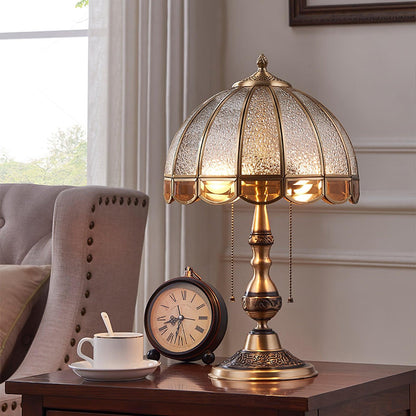 Meyde Table Light with Brass Gold Body & Matte Glass Shade for Modern Elegant Interiors Lamp
