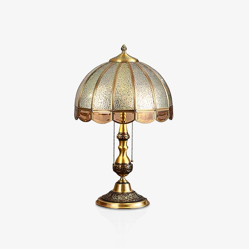 Meyde Table Light with Brass Gold Body & Matte Glass Shade for Modern Elegant Interiors Lamp
