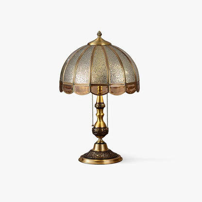 Meyde Table Light with Brass Gold Body & Matte Glass Shade for Modern Elegant Interiors Lamp