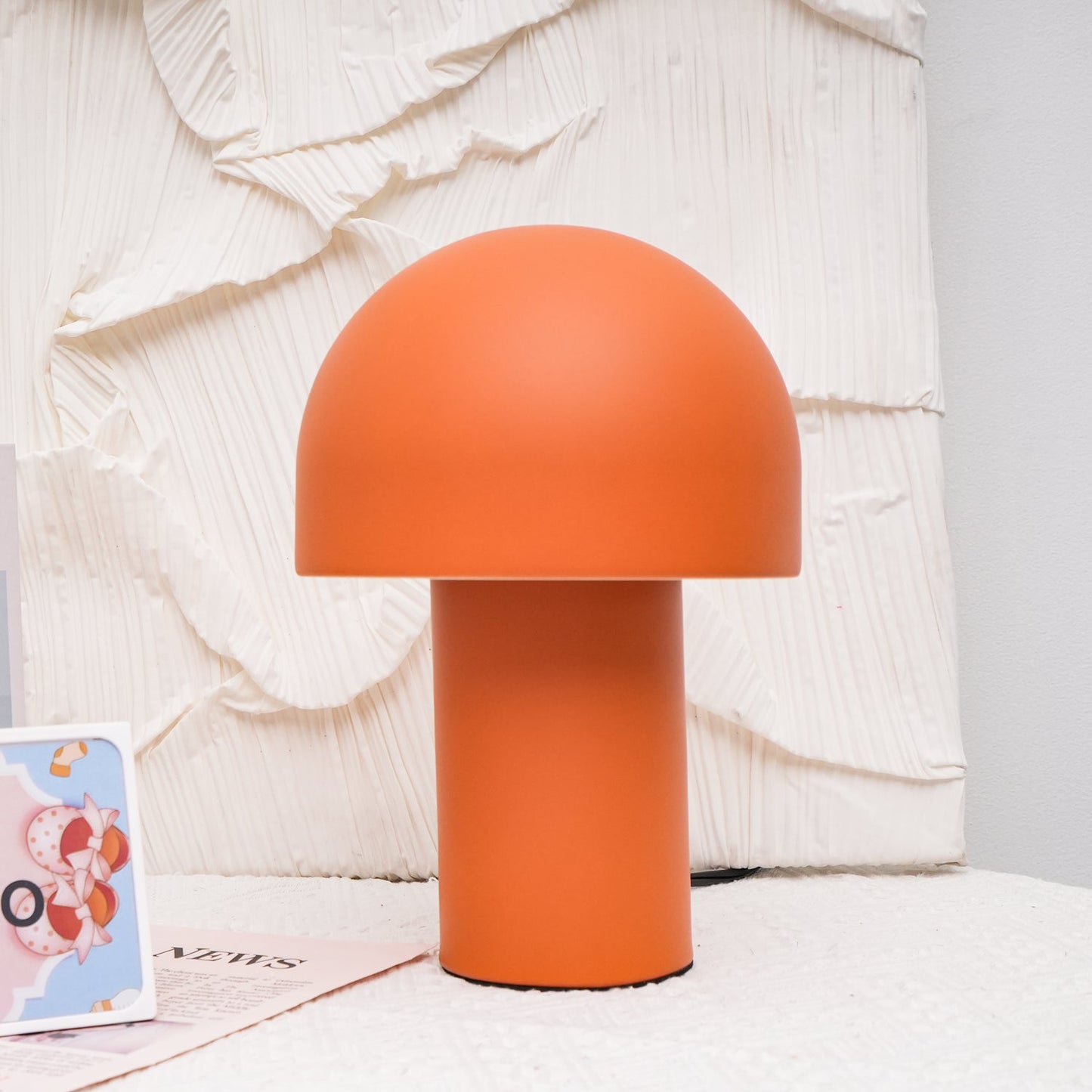 Whimsical Mushroom Umbrella Design with Warm Ambient Lighting Lamp