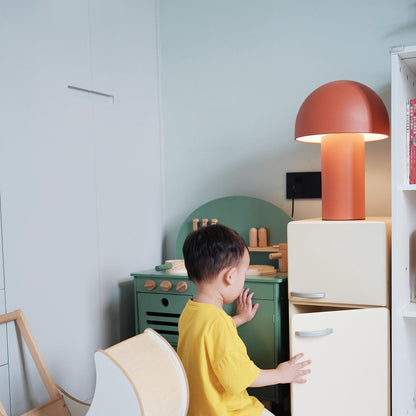 Whimsical Mushroom Umbrella Design with Warm Ambient Lighting Lamp