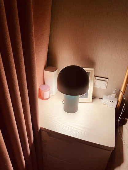 Whimsical Mushroom Umbrella Design with Warm Ambient Lighting Lamp