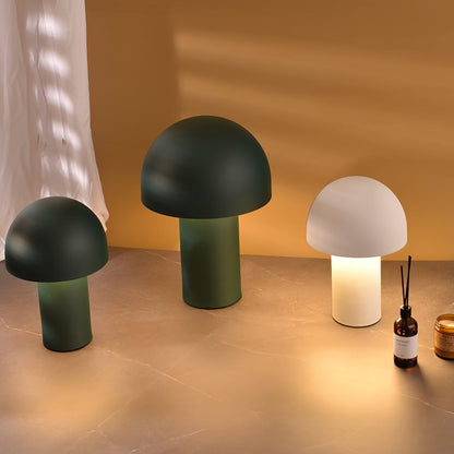 Whimsical Mushroom Umbrella Design with Warm Ambient Lighting Lamp