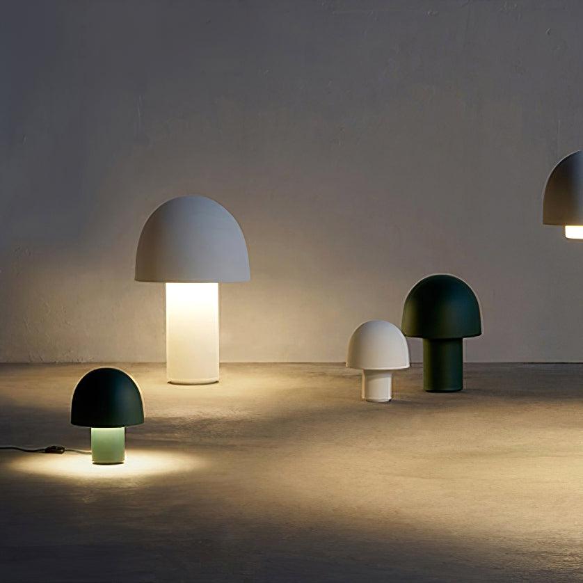 Whimsical Mushroom Umbrella Design with Warm Ambient Lighting Lamp