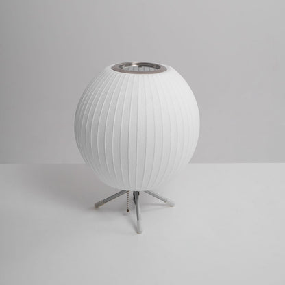 Nelson Tripod Table Lamp Chrome White LED Indoor Lighting