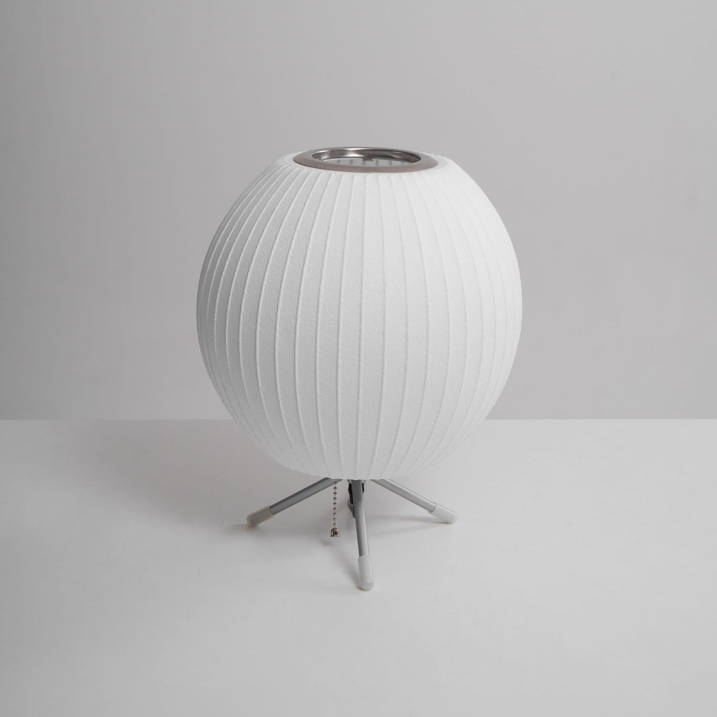 Nelson Tripod Table Lamp Chrome White LED Indoor Lighting