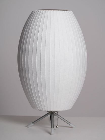 Nelson Tripod Table Lamp Chrome White LED Indoor Lighting