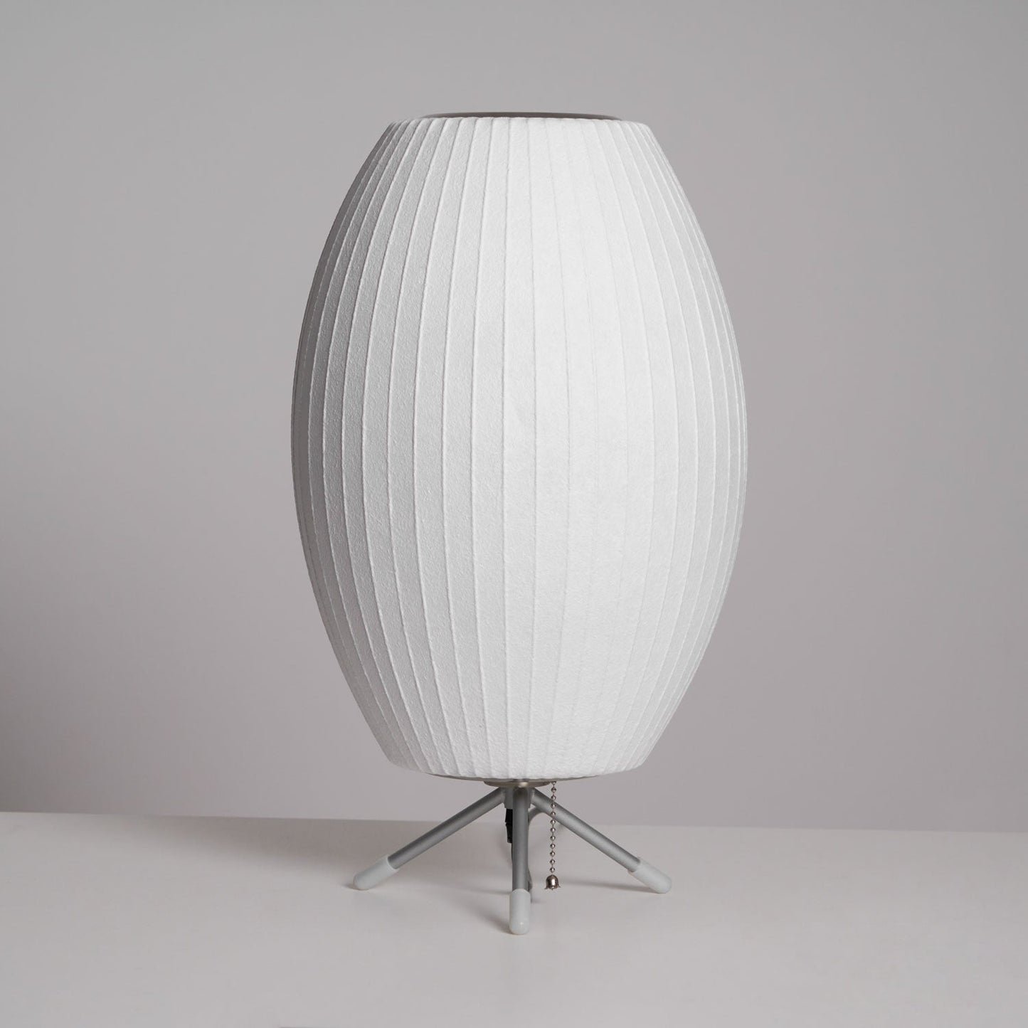 Nelson Tripod Table Lamp Chrome White LED Indoor Lighting