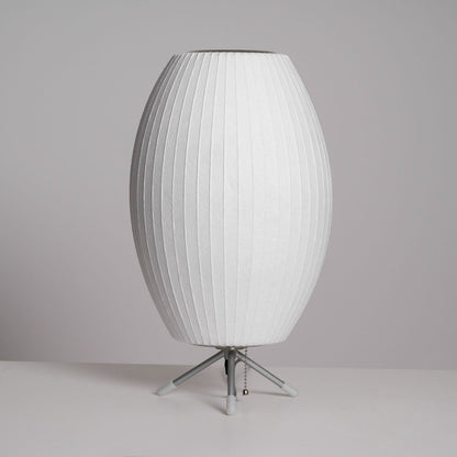 Nelson Tripod Table Lamp Chrome White LED Indoor Lighting