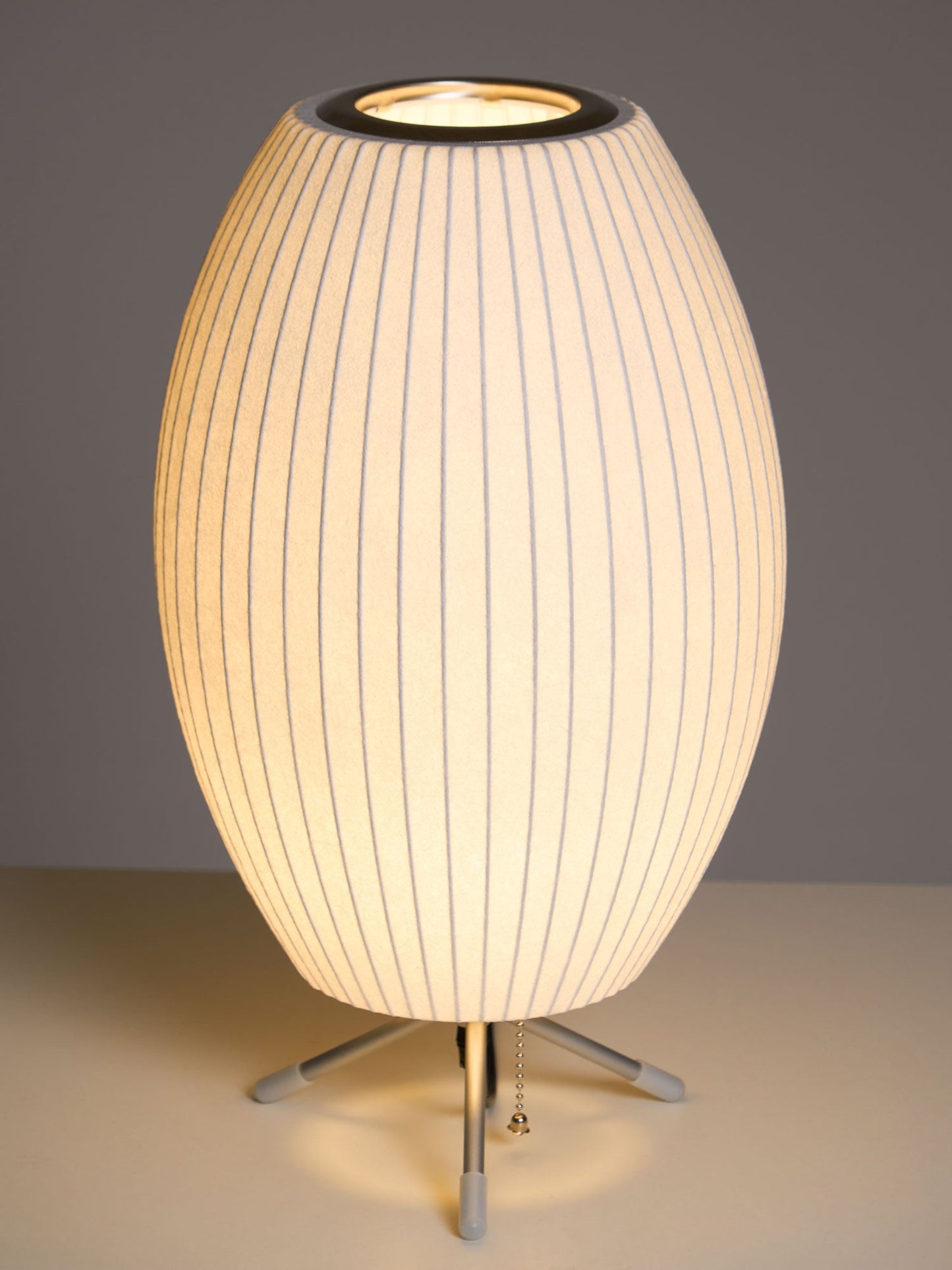 Nelson Tripod Table Lamp Chrome White LED Indoor Lighting