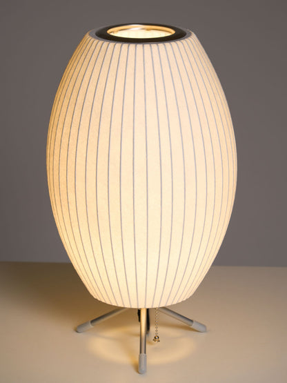 Nelson Tripod Table Lamp Chrome White LED Indoor Lighting