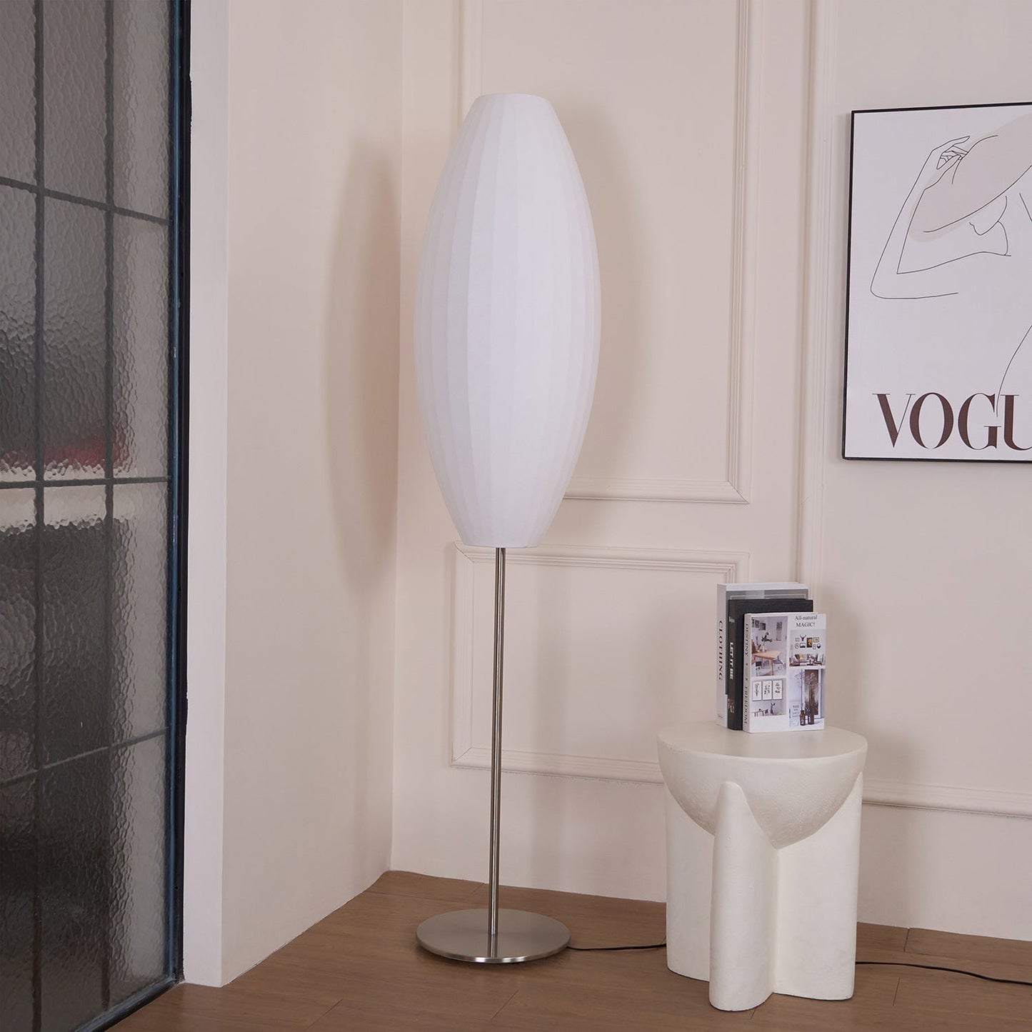 Nelson LED Floor Lamp With Floating Spherical Design