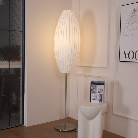 Nelson LED Floor Lamp With Floating Spherical Design