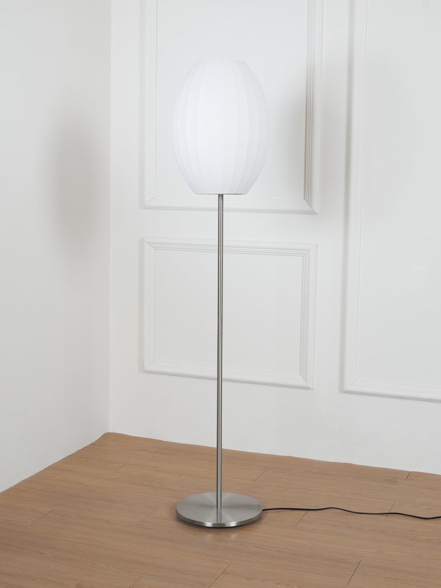 Nelson LED Floor Lamp With Floating Spherical Design