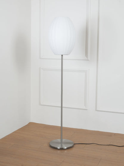 Nelson LED Floor Lamp With Floating Spherical Design