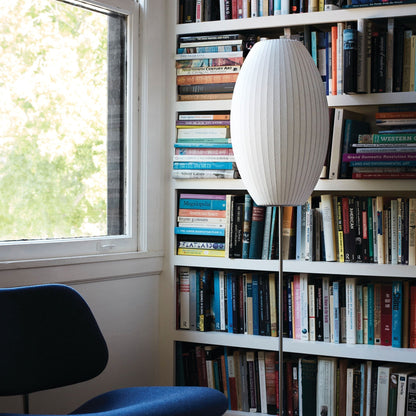 Nelson LED Floor Lamp With Floating Spherical Design