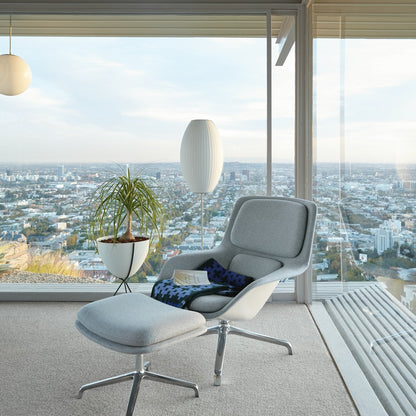 Nelson LED Floor Lamp With Floating Spherical Design