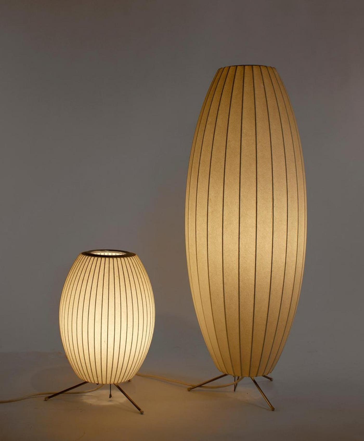 Nelson Tripod Table Lamp Chrome White LED Indoor Lighting