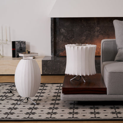 Nelson Tripod Table Lamp Chrome White LED Indoor Lighting