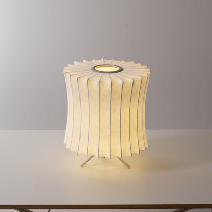 Nelson Tripod Table Lamp Chrome White LED Indoor Lighting