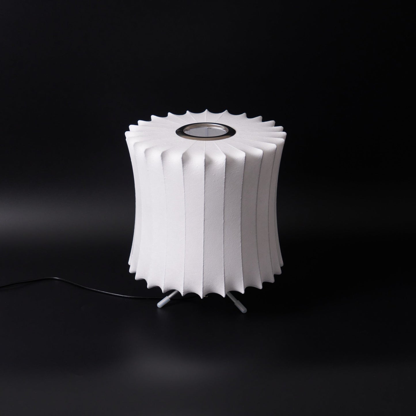 Nelson Tripod Table Lamp Chrome White LED Indoor Lighting