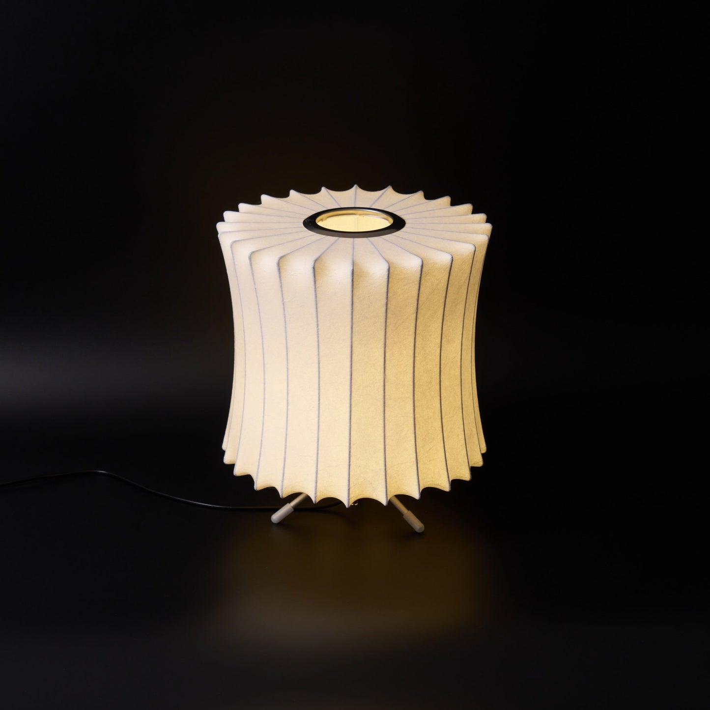 Nelson Tripod Table Lamp Chrome White LED Indoor Lighting