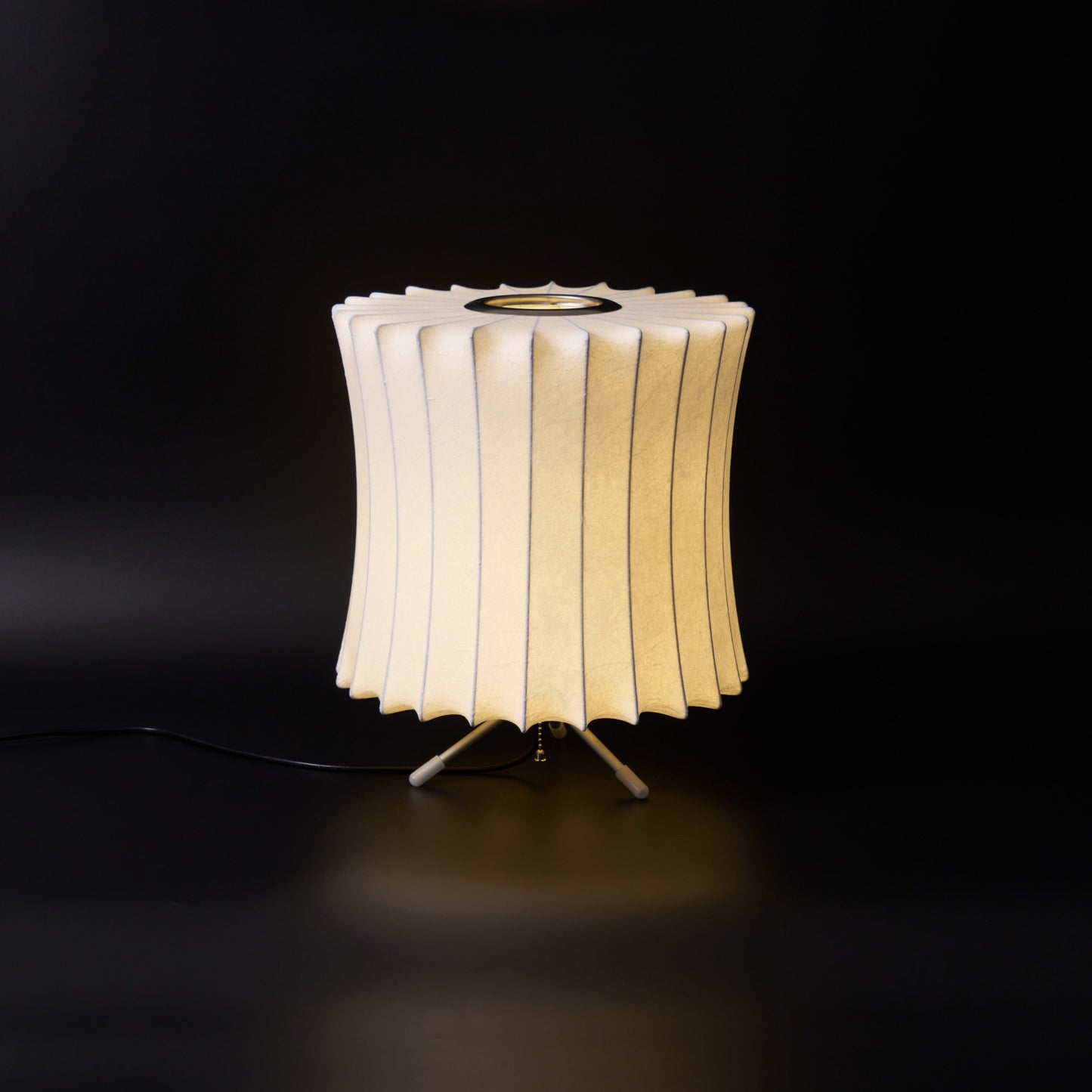 Nelson Tripod Table Lamp Chrome White LED Indoor Lighting