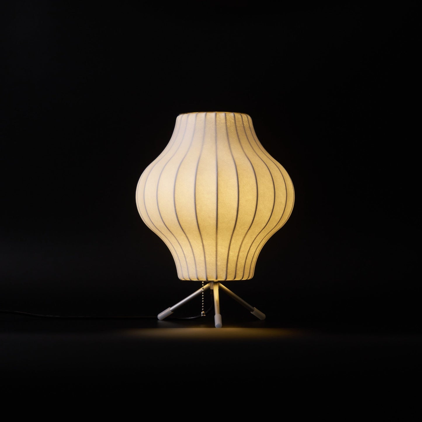 Nelson Tripod Table Lamp Chrome White LED Indoor Lighting