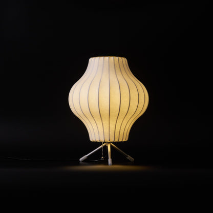 Nelson Tripod Table Lamp Chrome White LED Indoor Lighting